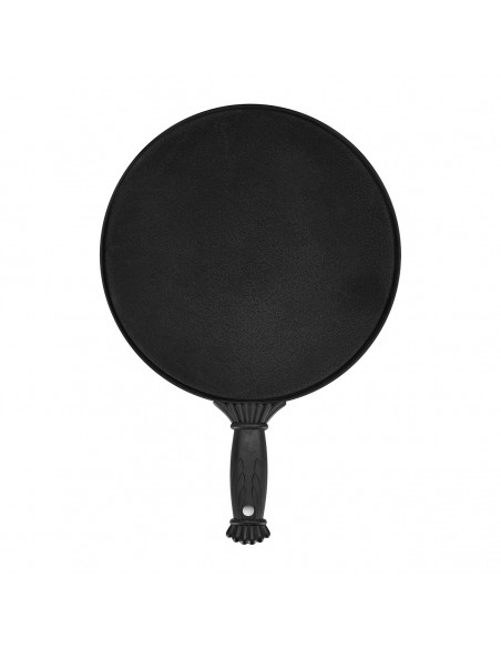 Round barber mirror with handle q-35