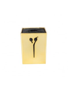 Gold scissors stand