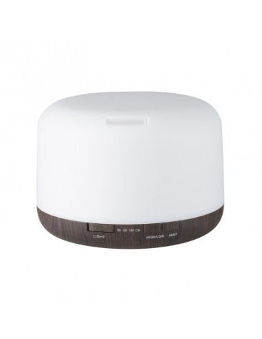 Aroma diffuser air humidifier spa 03 dark wood 500ml + timer