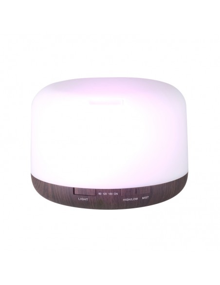 Aroma diffuser air humidifier spa 03 dark wood 500ml + timer