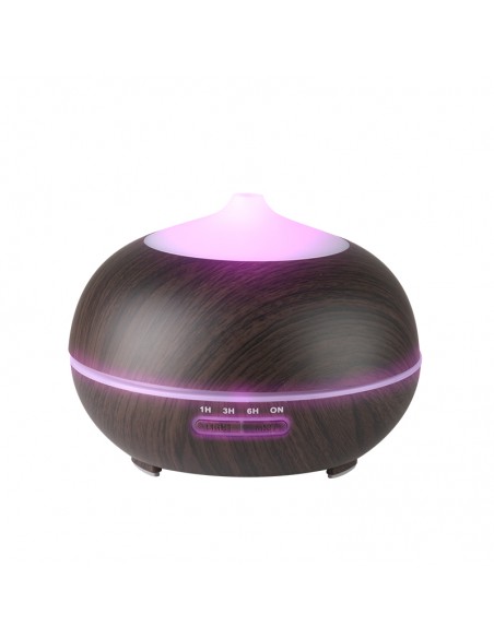 Aroma diffuser air humidifier spa 06 dark wood 400ml + timer