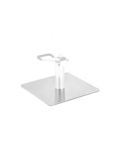 Square inox l009 base for the barber chair