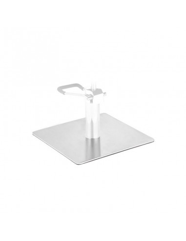 Square inox l009 base for the barber chair
