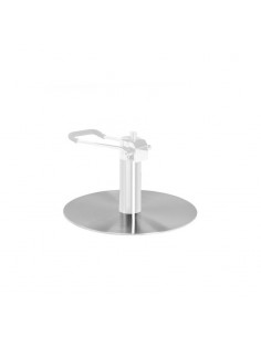 Round inox l010 base for the barber chair