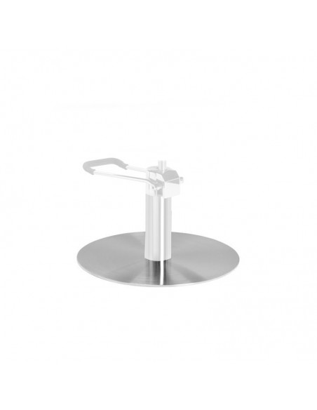 Round inox l010 base for the barber chair