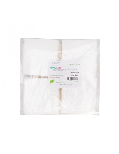 COTTON COMPRESSES NATURLINE 150G 16.5cm x18cm