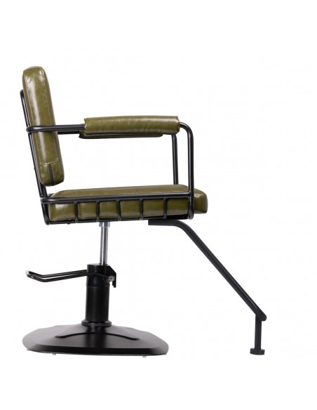 GABBIANO HAIRDRESSING CHAIR KATANIA LUFT GREEN