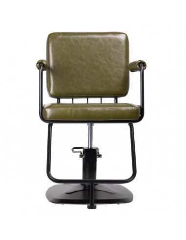 GABBIANO HAIRDRESSING CHAIR KATANIA LUFT GREEN