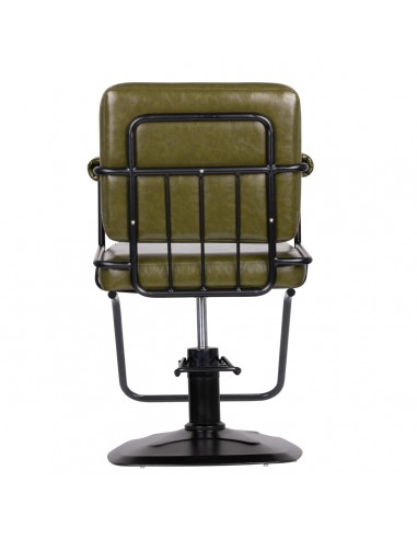 GABBIANO HAIRDRESSING CHAIR KATANIA LUFT GREEN