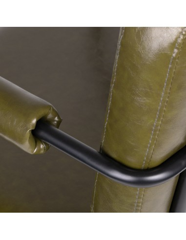 GABBIANO HAIRDRESSING CHAIR KATANIA LUFT GREEN