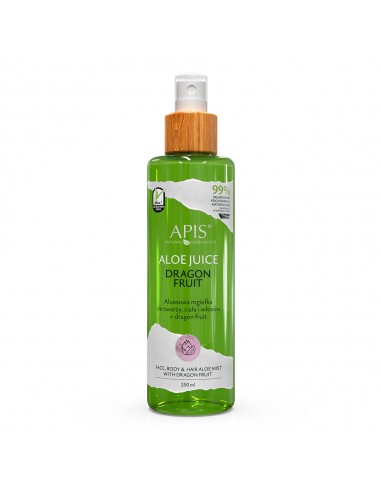 APIS NATURAL ALOE VERA ALOE MIST FOR FACE, BODY AND HAIR Dragon Fruit 250 ml