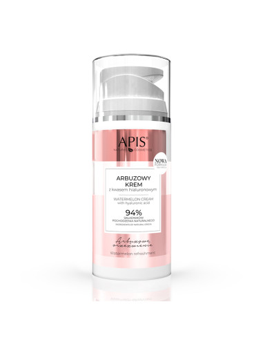 APIS WATERMELON REFRESHING, MOISTURIZING CREAM WITH WATERMELON AND HYALURONIC ACID 100 ML