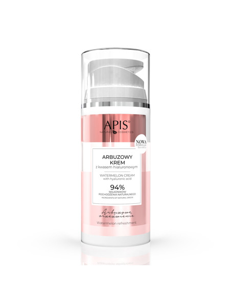 APIS WATERMELON REFRESHING, MOISTURIZING CREAM WITH WATERMELON AND HYALURONIC ACID 100 ML