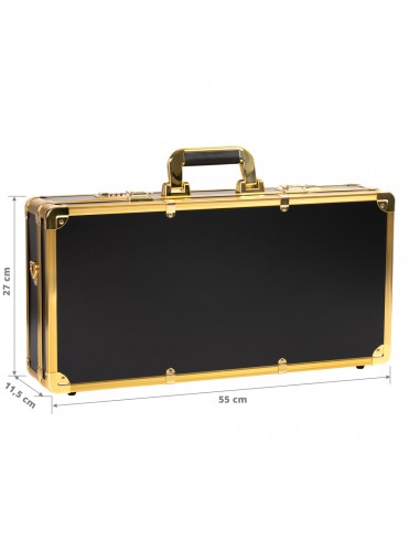 BARBER BLACK AND GOLD HAIRDRESSING SUITCASE