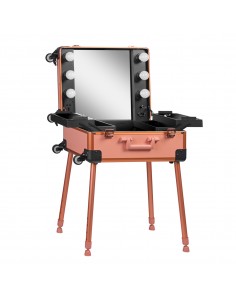 CASE PORTABLE STAND T-27 ROSE GOLD