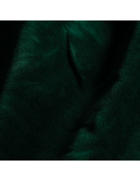 BOTTLE GREEN VELOUR SHEET