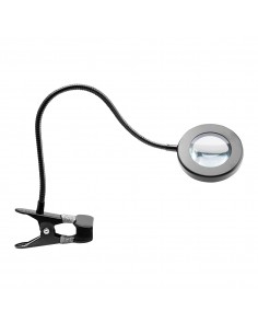 SNAKE RING LED LAMP LAMP ON A DESK BLACK
