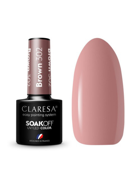 CLARESA Hybrid nail polish BROWN 304 -5g