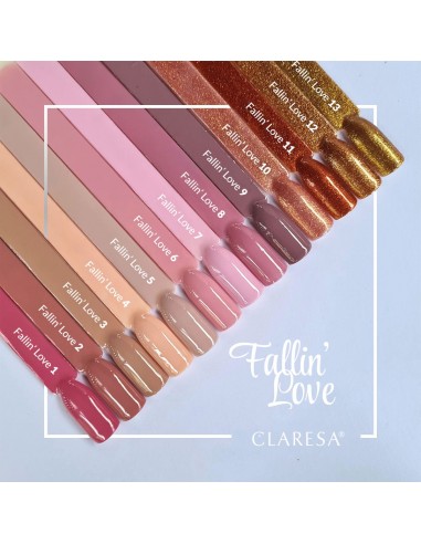 CLARESA Hybrid nail polish FALLIN "LOVE 10