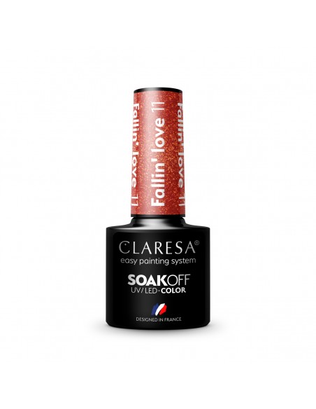 CLARESA Hybrid nail polish FALLIN "LOVE 11