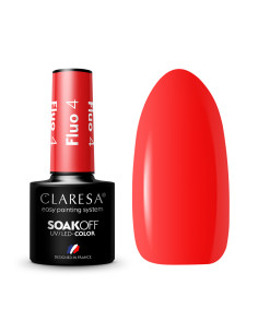 CLARESA Hybrid nail polish FLUO 4 -5g 