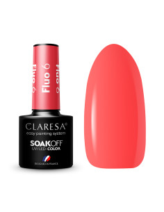 CLARESA Hybrid nail polish FLUO 6 -5g 