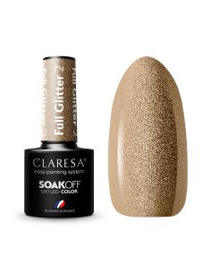 CLARESA Hybrid nail polish FULL GLITTER 2 -5g