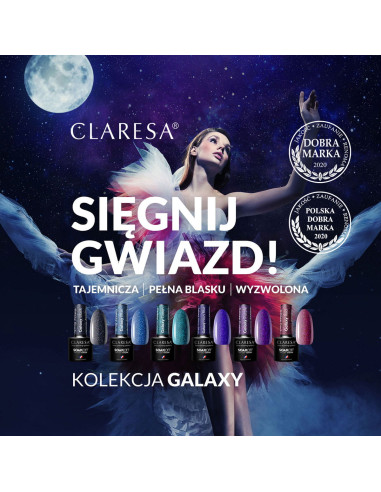CLARESA Gel polish Galaxy Red 5g