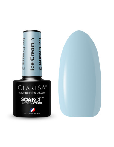 CLARESA hybrid varnish Ice cream 3 -5g