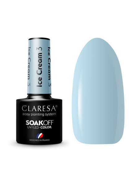 CLARESA hybrid varnish Ice cream 3 -5g