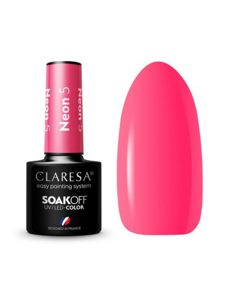 CLARESA Hybrid nail polish NEON 5 -5g