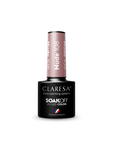 CLARESA Hybrid nail polish NUDE 108 -5g