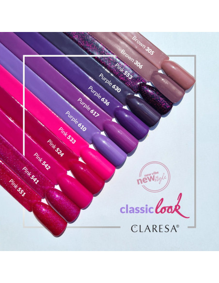 CLARESA Hybrid nail polish PINK 553 -5g
