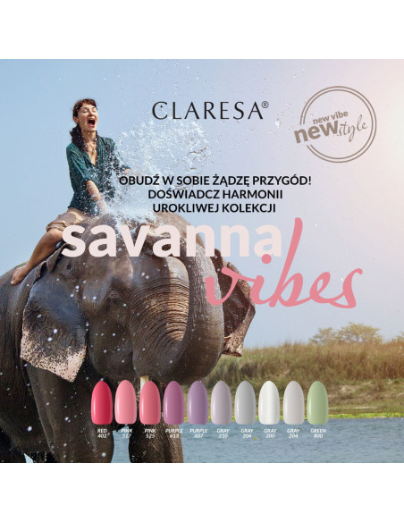 CLARESA Hybrid polish PURPLE 613 -5g  