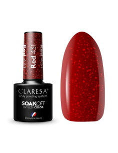 CLARESA Hybrid nail polish RED 431 -5g
