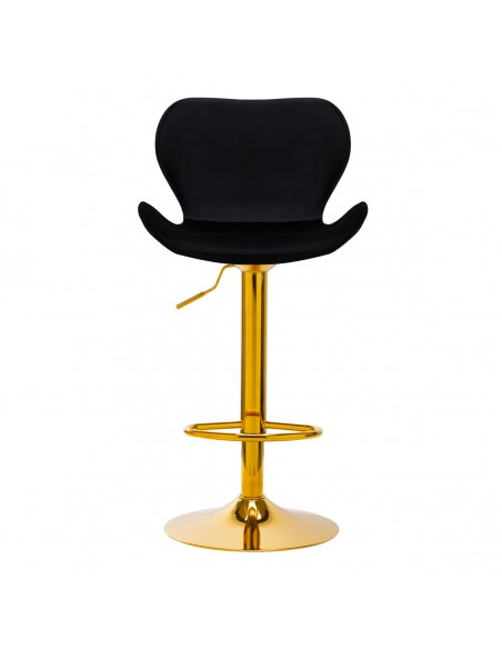 BAR STOOL QS-B15 VELVET BLACK