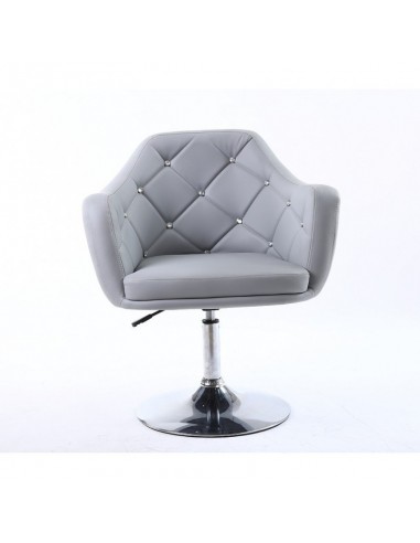 Grey. Beautiful salon chair. Unique chair for beauty salon, hairdresser and nail salon. Bella Furniture Chair Grey BFHC830