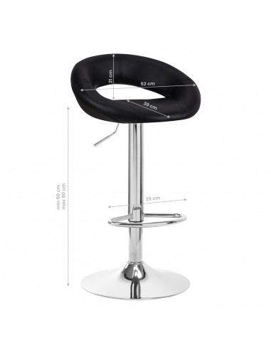 BAR STOOL QS-B10 BLACK