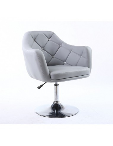 Grey. Beautiful salon chair. Unique chair for beauty salon, hairdresser and nail salon. Bella Furniture Chair Grey BFHC830
