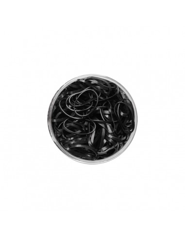 HAIR RUBBER BANDS - BLACK