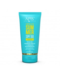 APIS Hello Summer Spf 50, Face Sunscreen Cream with Cell Nectar 50 ml