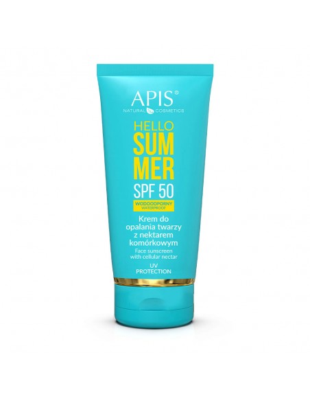 APIS Hello Summer Spf 50, Face Sunscreen Cream with Cell Nectar 50 ml