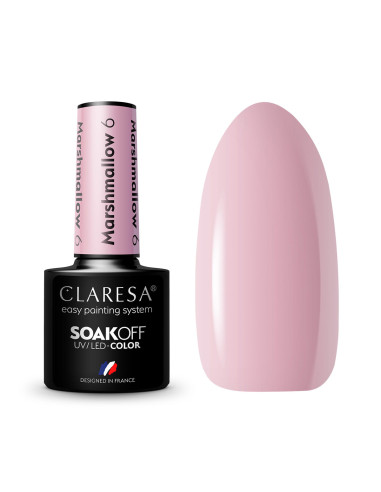 CLARESA hybrid polish MARSHMALLOW 6 5g