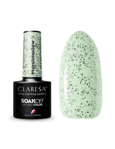 CLARESA hybrid polish MARSHMALLOW 9 5g