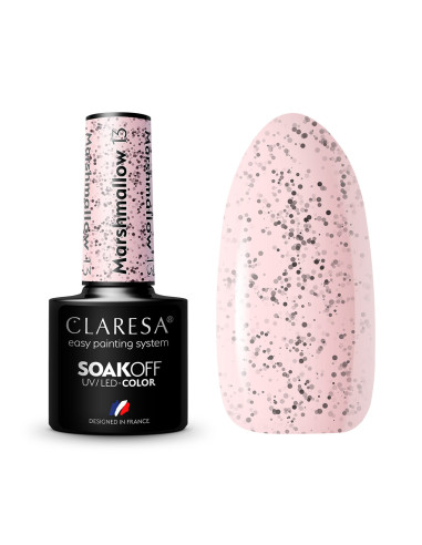 CLARESA hybrid polish MARSHMALLOW 13 5g