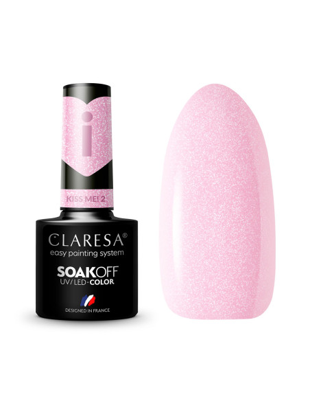 CLARESA hybrid polish Kiss Me! 2 -5g