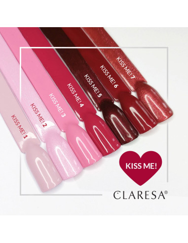 CLARESA hybrid polish Kiss Me! 5 -5g