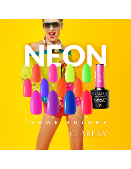 Claresa hybrid varnish NEON 11-5g