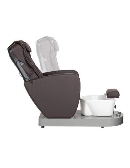 AZZURRO SPA PEDICURE CHAIR 016C WITH HYDROMASSAGE BROWN