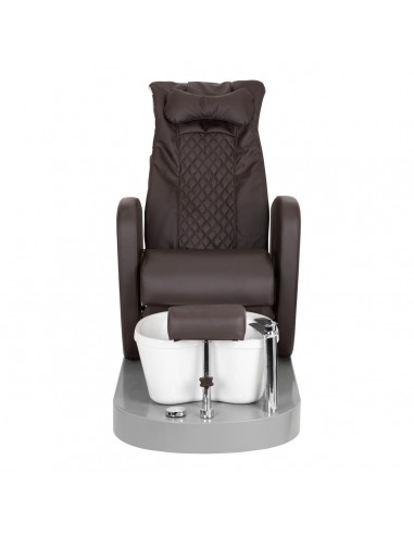 AZZURRO SPA PEDICURE CHAIR 016C WITH HYDROMASSAGE BROWN
